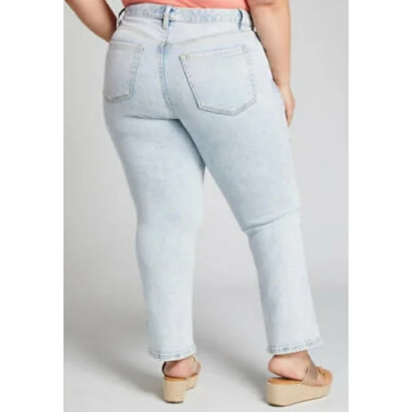 Lane Bryant High Rise Straight Crop Jeans | 16 | Flex Magic Waistband | NWT - Picture 5 of 10